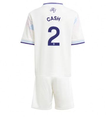 Aston Villa Matty Cash #2 Tredjetrøje Børn 2025-26 Kortærmet (+ Korte bukser)